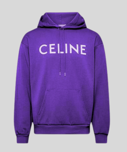 CELINE HOODIE PURPLE