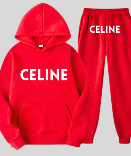 CELINE TRACKSUIT RED