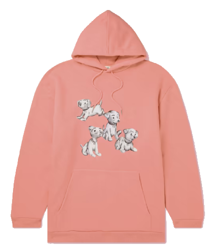 Celine Homme Pups Oversized Printed Cotton Jersey Hoodie