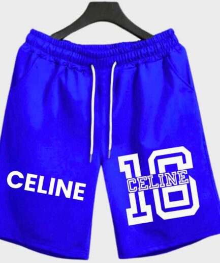 Celine Shorts 16 Blue Logo Hot