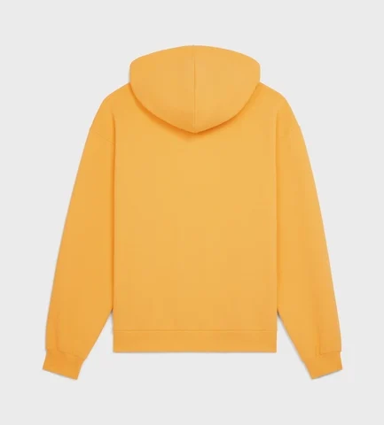 LOOSE CELINE HOODIE IN COTTON FLEECE WITH STUDS