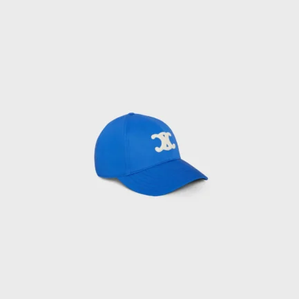 TRIOMPHE BASEBALL CAP IN COTTON ELECTRIC BLUE